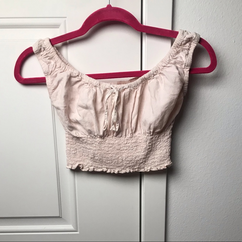 Brandy Melville John Galt Off Shoulder Crop Top